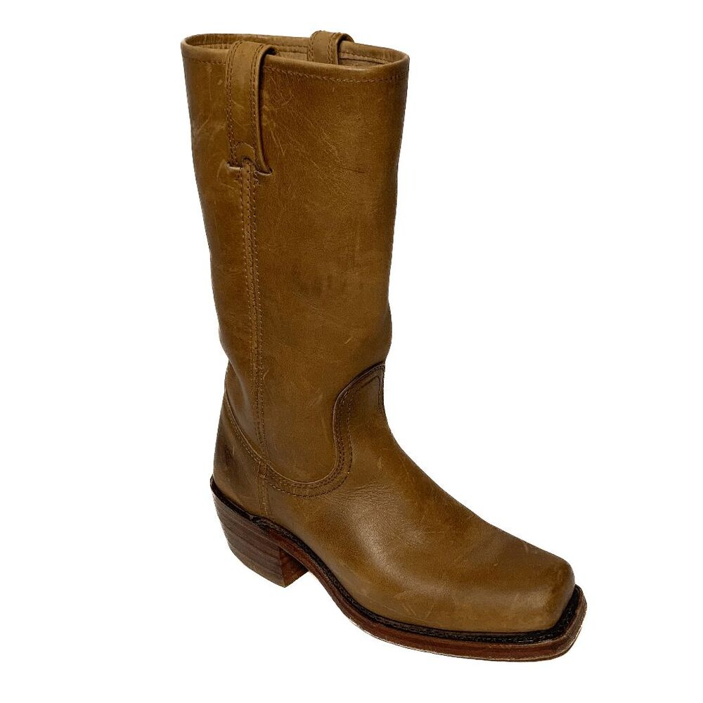 Frye Brown Calvary Boots, 12” shaft